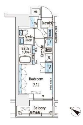 SIL西五反田　905号室　間取り