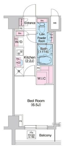 コンフォリア世田谷上馬　602号室　間取り