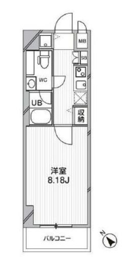 ルクレ西馬込　304号室　間取り