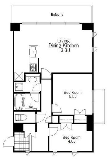 フレンシア大森山王　405号室　間取り