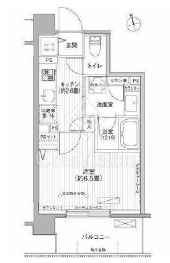シエール自由が丘　204号室　間取り