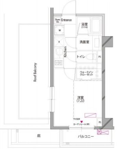 ラティエラ大森　406号室　間取り