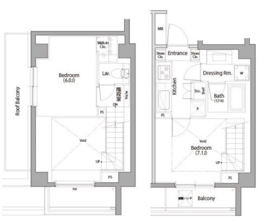 ラティエラ大森　503号室　間取り