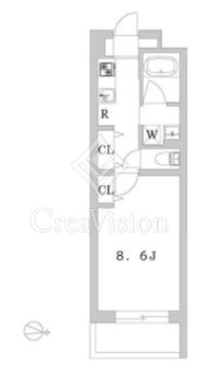 グランデュオ三軒茶屋4　104号室　間取り