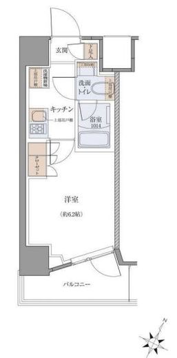 JMFレジデンス北品川　501号室　間取り