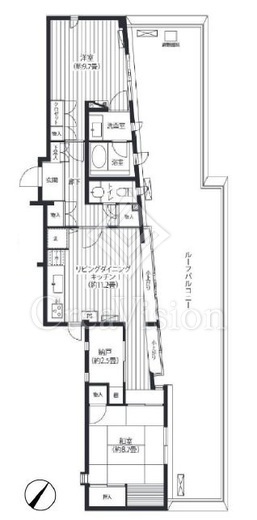 コスモリード駒沢大学　502号室　間取り