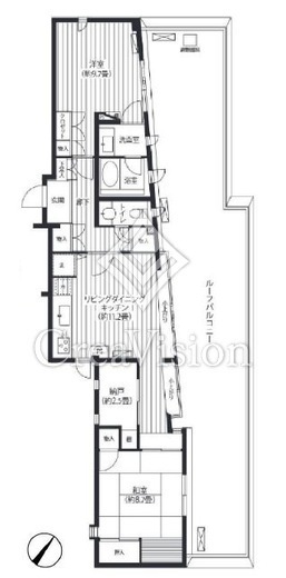 コスモリード駒沢大学　504号室　間取り