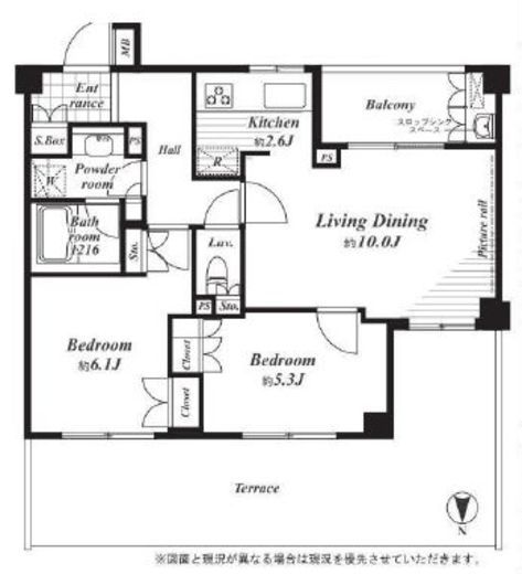 ジェイパーク目黒3林試の森　211号室　間取り
