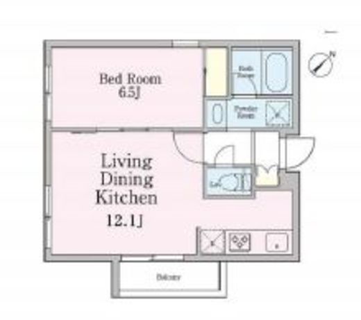 エストラルゴ目黒2　401号室　間取り