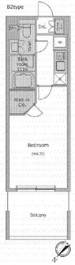 コンフォリア・リヴ碑文谷二丁目　205号室　間取り