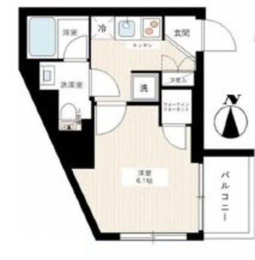 ハーモニーレジデンス品川荏原　701号室　間取り