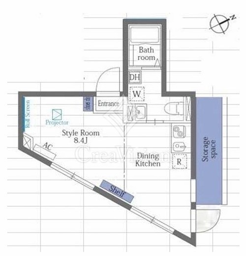 ヴァンテジオ目黒uno　501号室　間取り