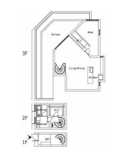 バークレーン中目黒　005号室　間取り