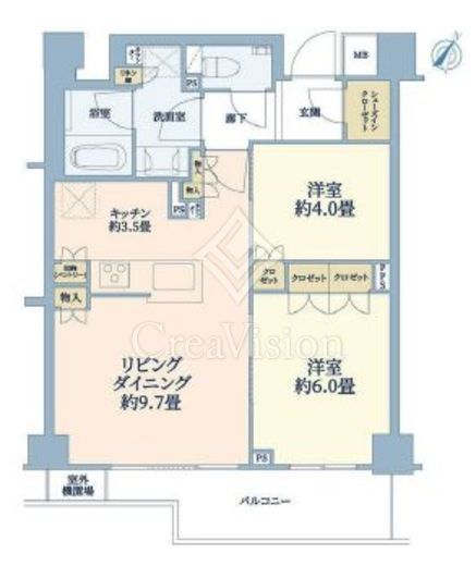 グランスイート三軒茶屋レジデンス　203号室　間取り