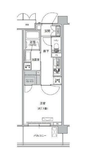 リージア経堂テラスガーデン　227号室　間取り