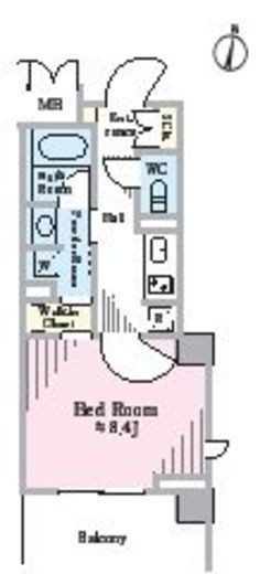 リージア経堂テラスガーデン　525号室　間取り