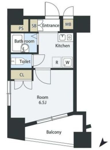 ラグジュアリーアパートメント中目黒　903号室　間取り