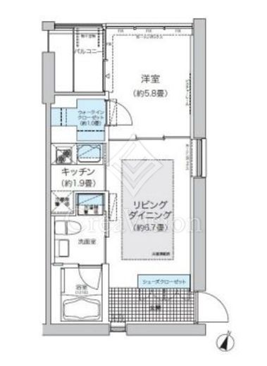 ガーデニエール砧　ＷＥＳＴ　135号室　間取り