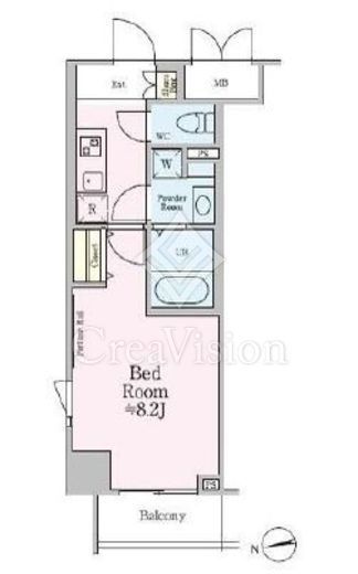 リージア経堂イーストプレイス　513号室　間取り