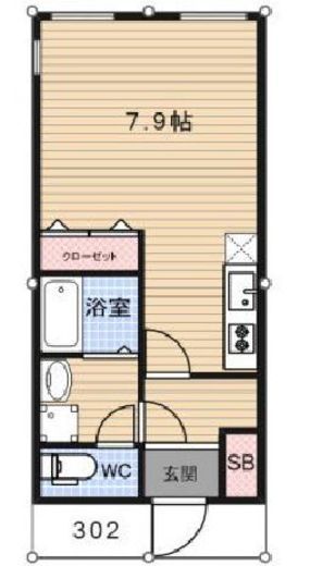 リーガランド小山　302号室　間取り
