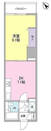 グランドメゾン三軒茶屋　1207号室　間取り