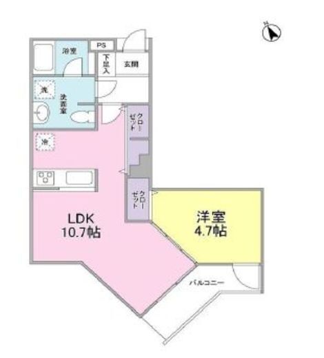 セローセロー自由が丘　302号室　間取り