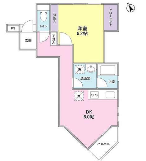 セローセロー自由が丘　305号室　間取り