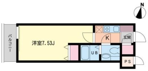 ベレール目黒　304号室　間取り
