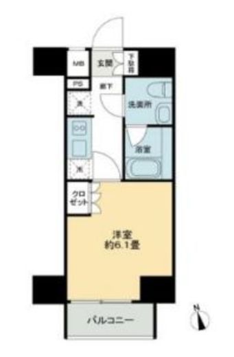 KDA御殿山　903号室　間取り