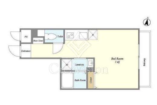プライマル品川西大井　602号室　間取り