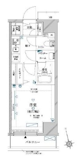 クレイシア三軒茶屋　302号室　間取り