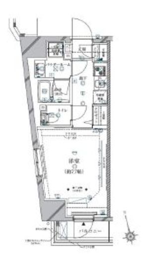 クレイシア三軒茶屋　501号室　間取り