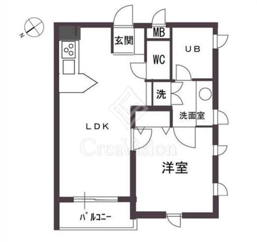エルスタンザ中目黒　203号室　間取り