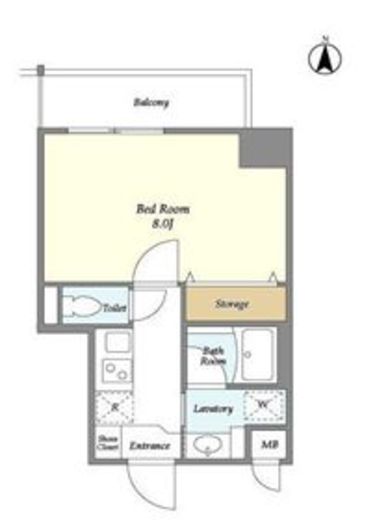 サンライズ大森　502号室　間取り