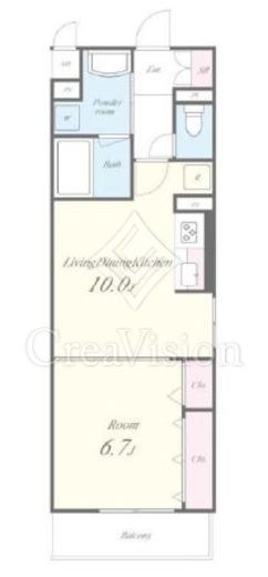 アーバンコート小山　202号室　間取り