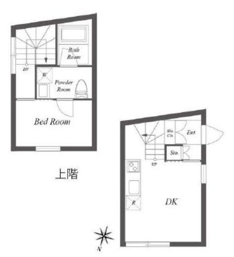 パセオ三軒茶屋イースト&ウエスト　E202号室　間取り
