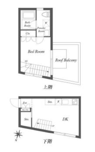 パセオ三軒茶屋イースト&ウエスト　W401号室　間取り