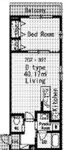 MDM柿の木坂　302号室　間取り