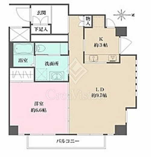 BOKKEN SEIYODO　301号室　間取り