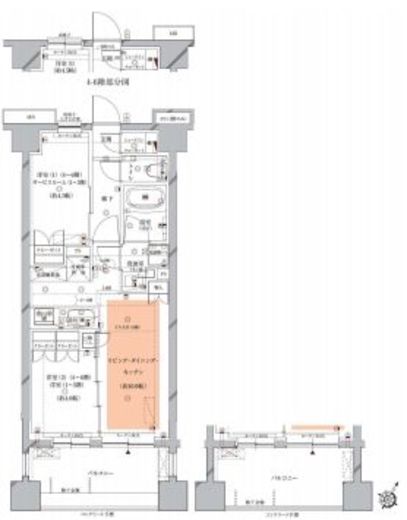 オーパスレジデンス目黒洗足　101号室　間取り