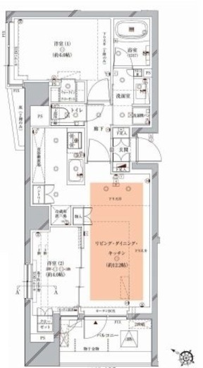 オーパスレジデンス目黒洗足　301号室　間取り