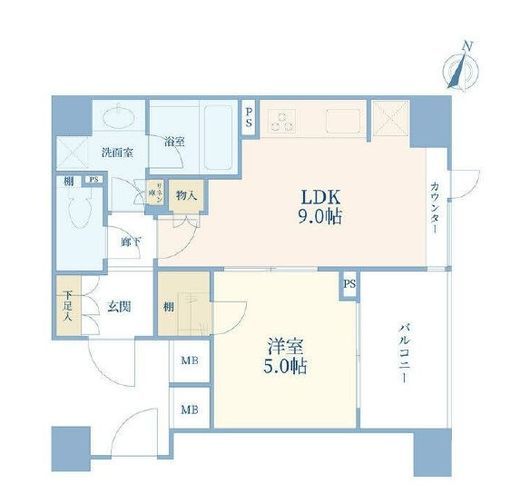 パークホームズ三軒茶屋アーバンレジデンス　603号室　間取り