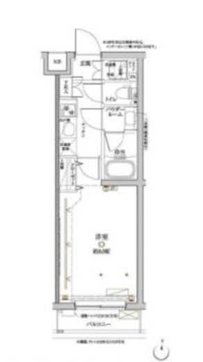 クレイシア目黒都立大学　109号室　間取り