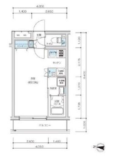 ルネサンスコート三軒茶屋カルム　202号室　間取り
