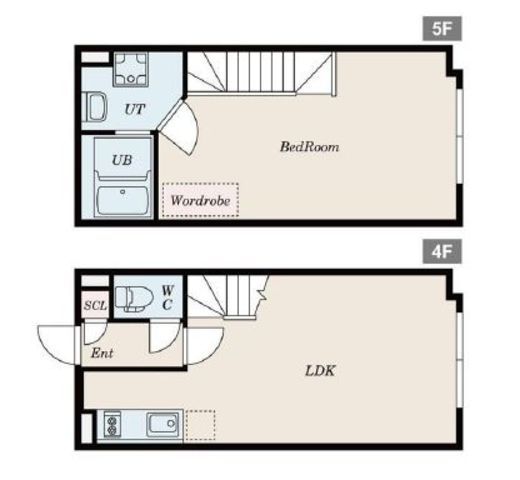 パセオ大崎　402号室　間取り