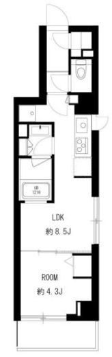 JP noie 駒沢大学　301号室　間取り