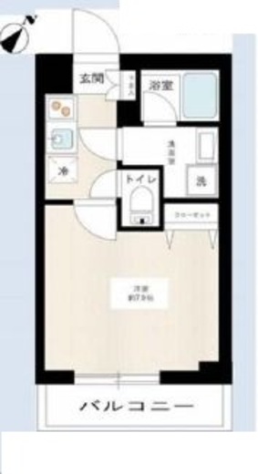 アルコバレーノ桜新町　409号室　間取り