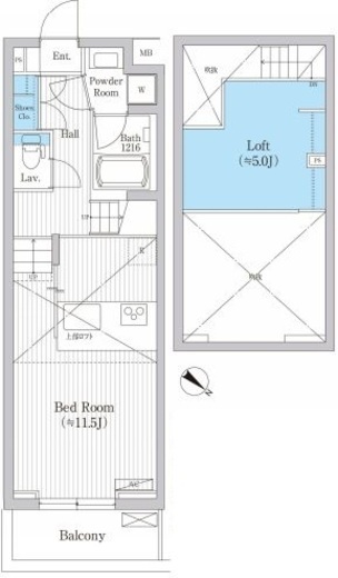 野沢ウッド　304号室　間取り