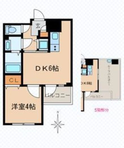 ルネサンスコート自由が丘　304号室　間取り