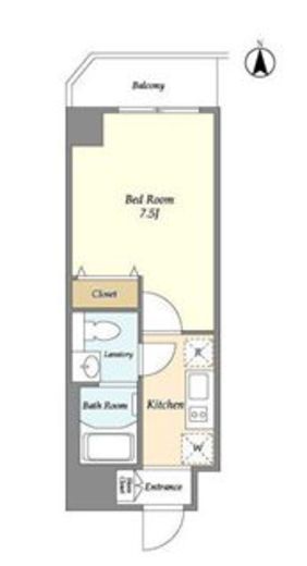 LOC’S DAITABASHI　302号室　間取り